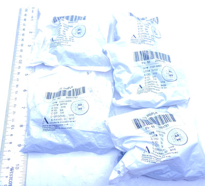 Accurate Products Lot of 225 Rubber Grommets 7/16OD, 3/4ID, 1/16Groove 3MPL6 New
