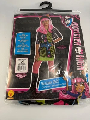 RUBIE'S Monster High Howleen Wolf Fancy Dress Up Costume Large 8-10 Years Halloween