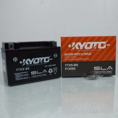 Batterie SLA Kyoto pour Scooter Yamaha 125 Xmax 2006 à 2020 YTX9-BS SLA / 12V - Photo 1/4