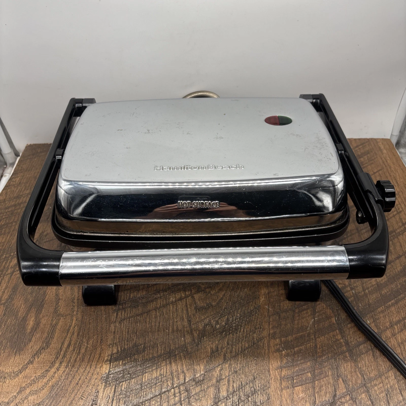 Hamilton Beach Panini Press Sandwich Toaster Maker Electric Grill Griddle Silver
Opens in a new wind