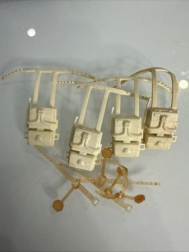 Vtg Star Wars Hoth Backpacks And Gas Masks Lot Of 4 Accessories 1980 HK Kenner