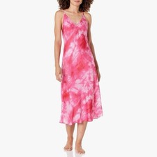 Natori Sora Tie-Dye Slip Dress in Fuchsia Size M EUC