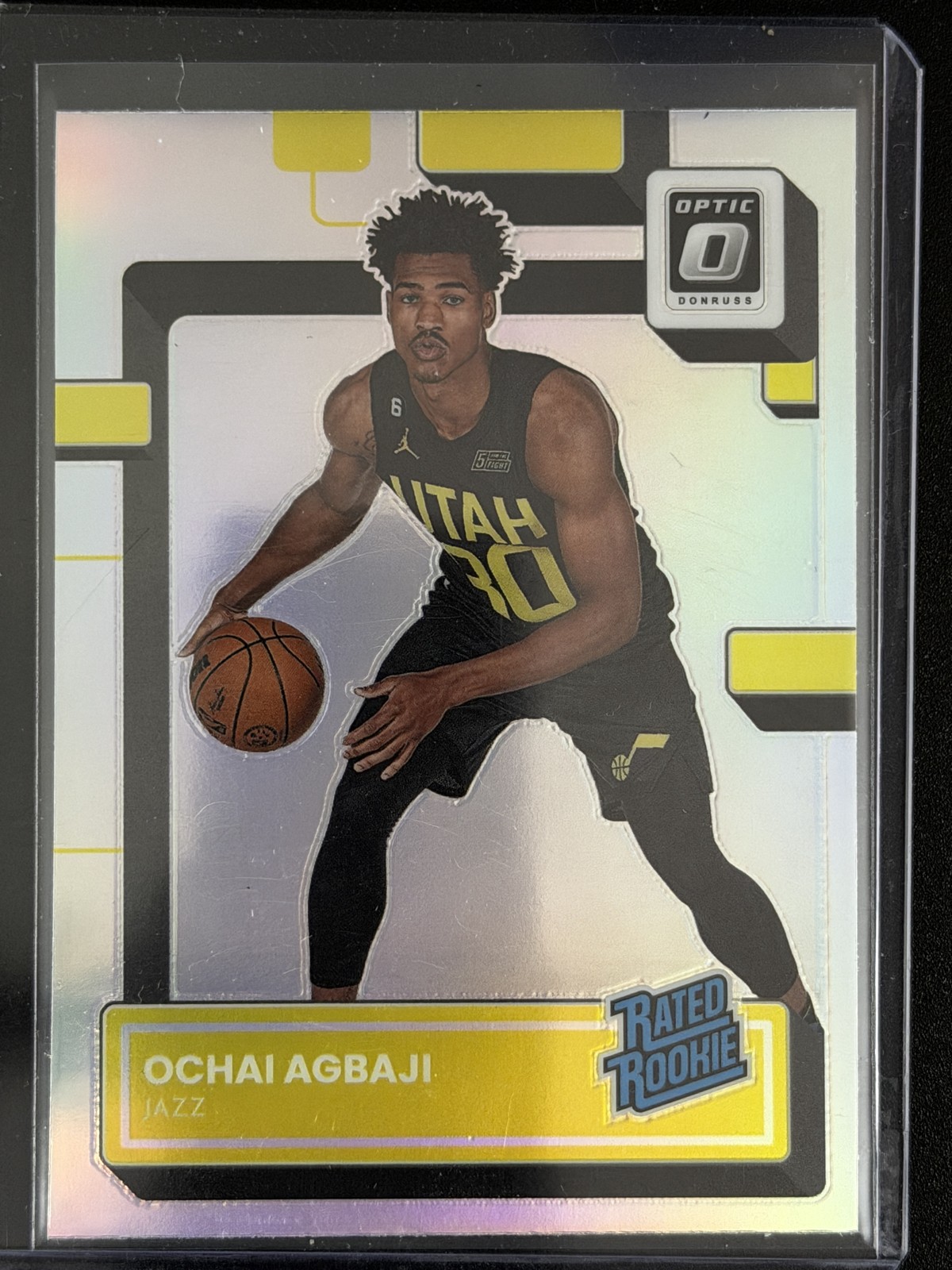 2022-23 Panini Donruss Optic - Rated Rookie Ochai Agbaji #205 Holo Prizm (RC)