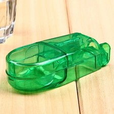 New PILL CUTTER Splitter Half Storage Compartment Box Medicine Tablet Holder