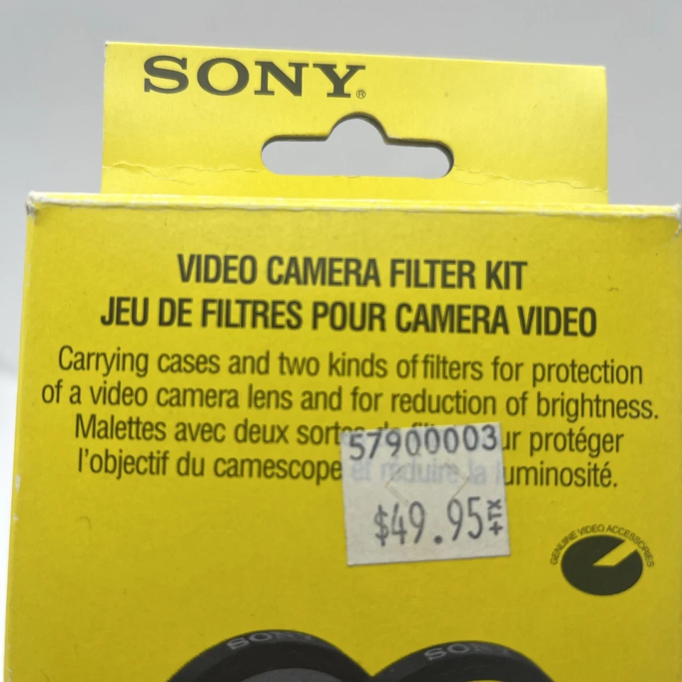 Sony R37K Filter Kit VF-R37K 37 mm Lens Diameter Camcorders Video Cameras - Image 2 of 4