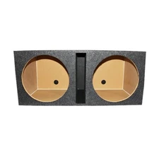QPower QBASS Dual 15-Inch Vented MDF Subwoofer Sub Box Enclosure