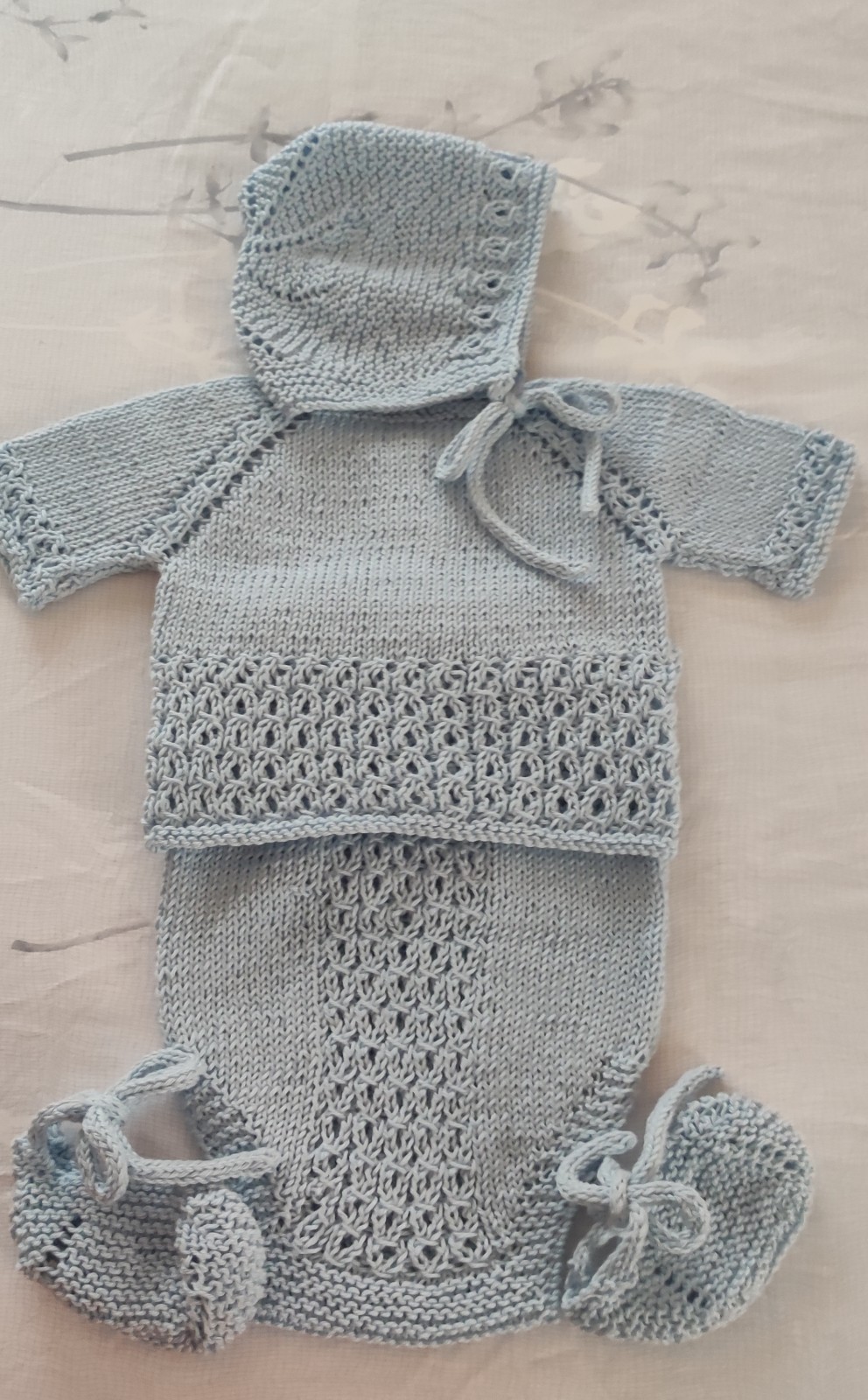 Conjunto De Punto Para Bebé