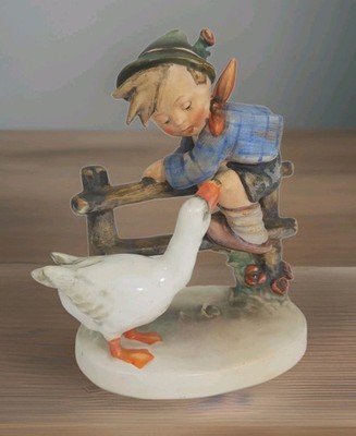 Vtg Barnyard Hero W Goebel Hummel Figurine Germany Full Bee  Early #195 6'' EUC