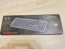 Perixx PERIBOARD-117P Wired PS2 Full Size Keyboard - Big Print Letters - Blac...