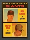 1971 Topps Rookie Stars George Foster, Mike Davison #276
