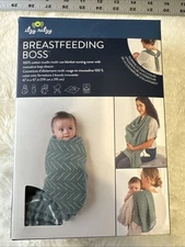Itzy Ritzy Breastfeeding Boss Multi-Use Cover – a Nursing Cover, Swaddle