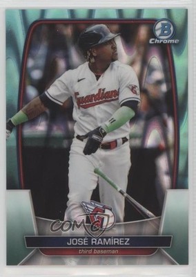 2023 Bowman Chrome Aqua RayWave Refractor 139/199 Jose Ramirez José Ramírez 0lj0