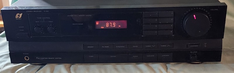 Sansui Stereo Receiver R-550 LIGHTS UP