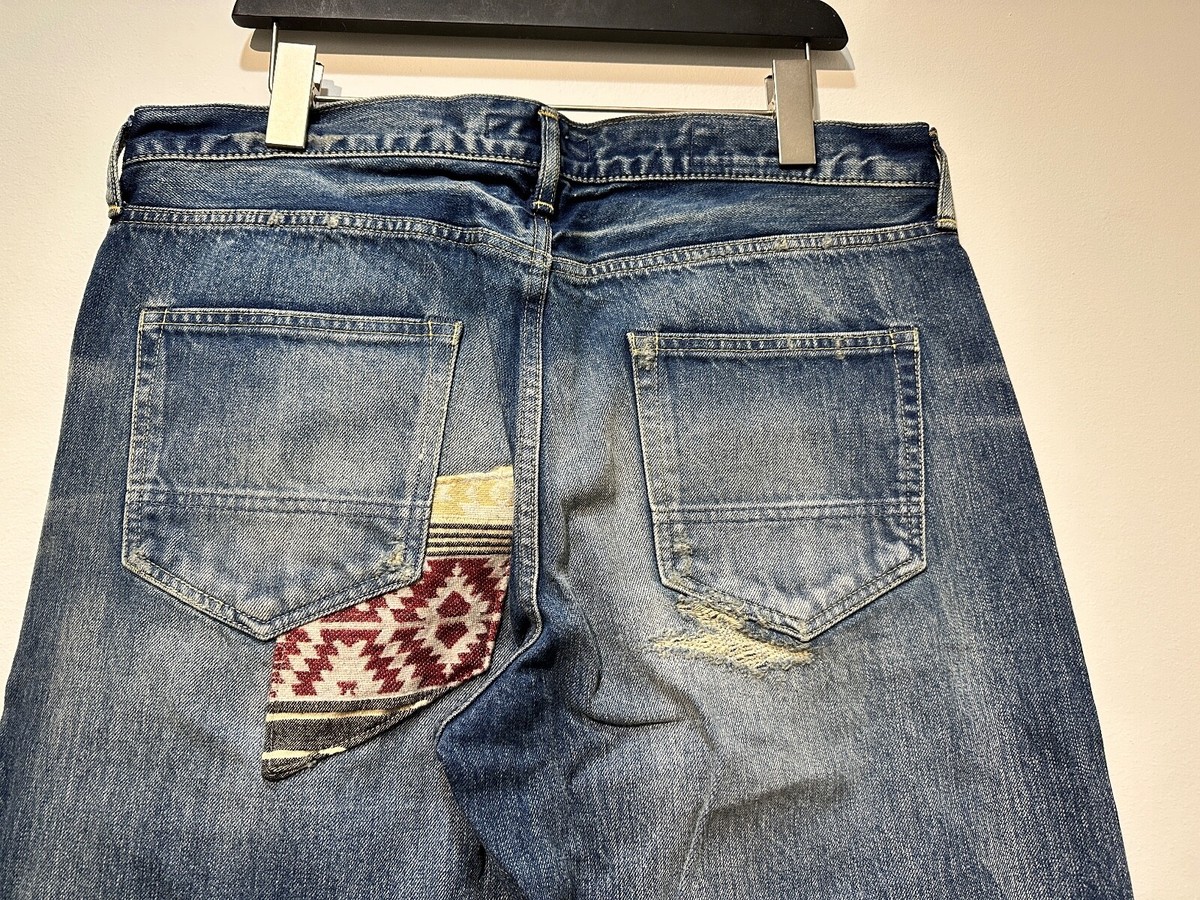 ★YEEL★ SIGNATURE LOGO DESTROYED DENIM【送料込/関税込】 YEEL] SIGNATURE LOGO DESTROYED DENIM /追跡付 (Leey/デニム
