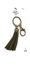 Darice Key Ring Tassel Leather Keychain Bracelet Hot Gift US