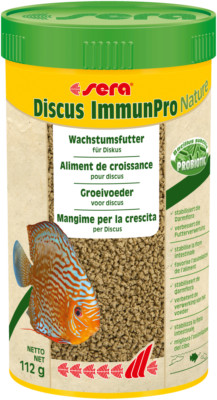 Sera Discus ImmunPro Nature 250ml - Wachstumsfutter für Diskus Fische Aquarium