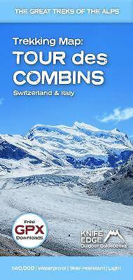 Trekkingkarte: Tour des Combins, Andrew McCluggage,