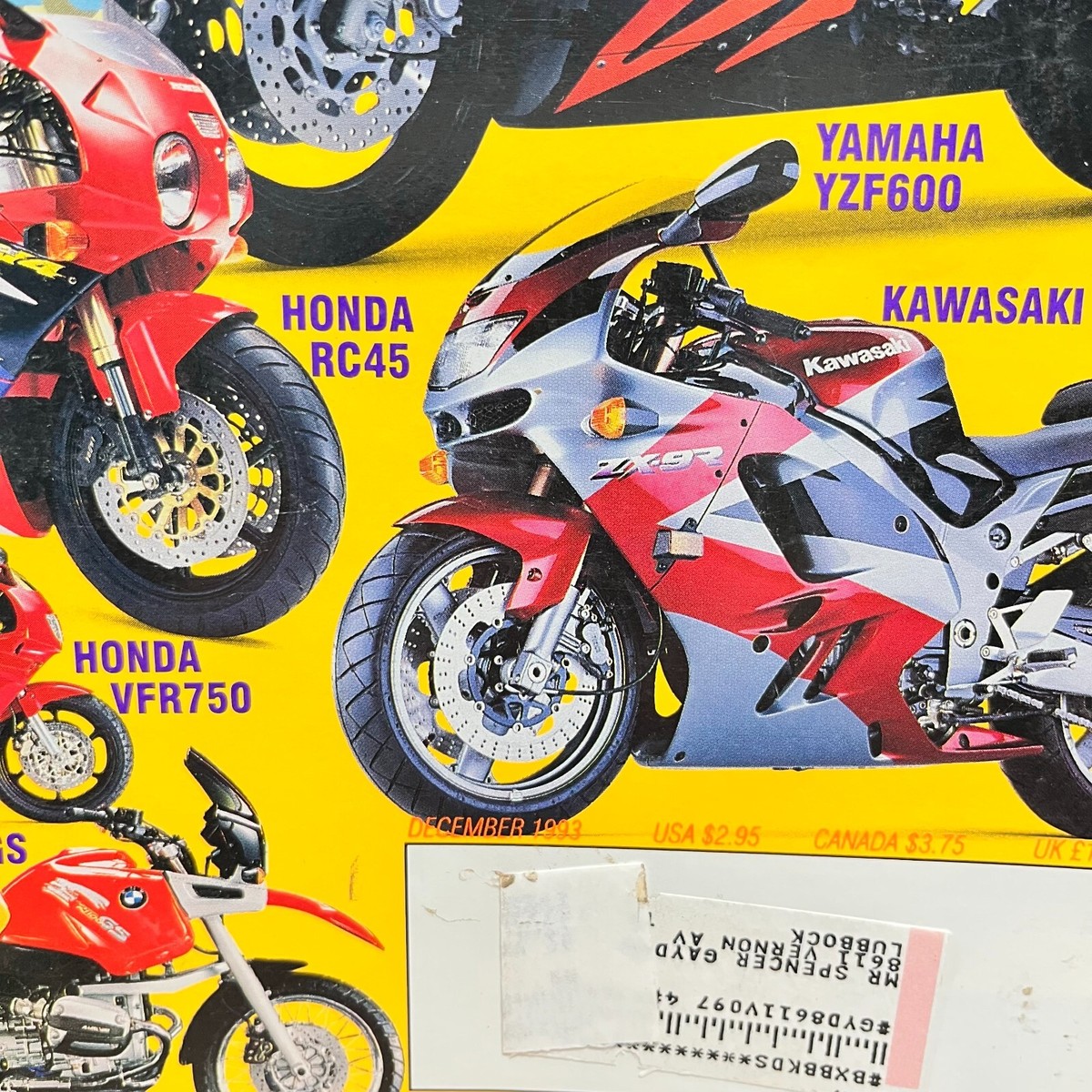 CYCLE WORLD MAGAZINE / DECEMBER 1993 / HONDA RC45 | eBay