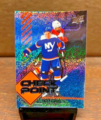 2024-25 Upper Deck Series 1 Check Point Sparkle Casey Cizikas #CP-15