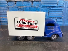 CUSTOMIZED SMITH MILLER SMITTY TOYS GMC TANDEM AXLE FURNITURE DELIVERY BOX TRUCK