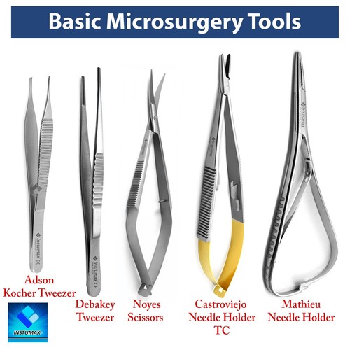 Basic Microsurgery Hand Instruments Orthopedic Surgical Surgery ...