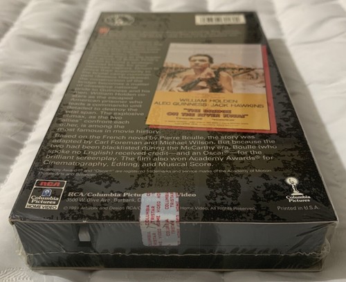The Bridge on the River Kwai VHS William Holden, Alec Guinness, Jack Hawkins New - Picture 6 of 12