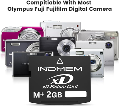 2GB XD Picture Card for Olympus Fuji Cameras - Supports 3D