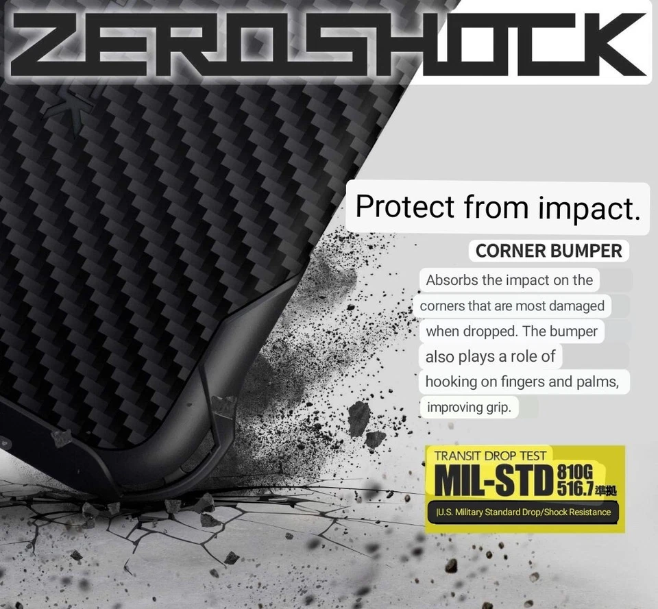 Funda protectora para iPhone 14 13 de Elecom JAPÓN a prueba de golpes CERO TPU suave con golpes Foto 3 de 4