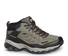 Skechers Men After Burn Geardo Hiking Boots Shoes Olive Black 50120 EWW Size 12