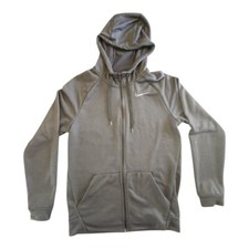 Nike Dri Fit Full Zip Active Wear Zippered Hoodie Jacket Women  s Small Gray
