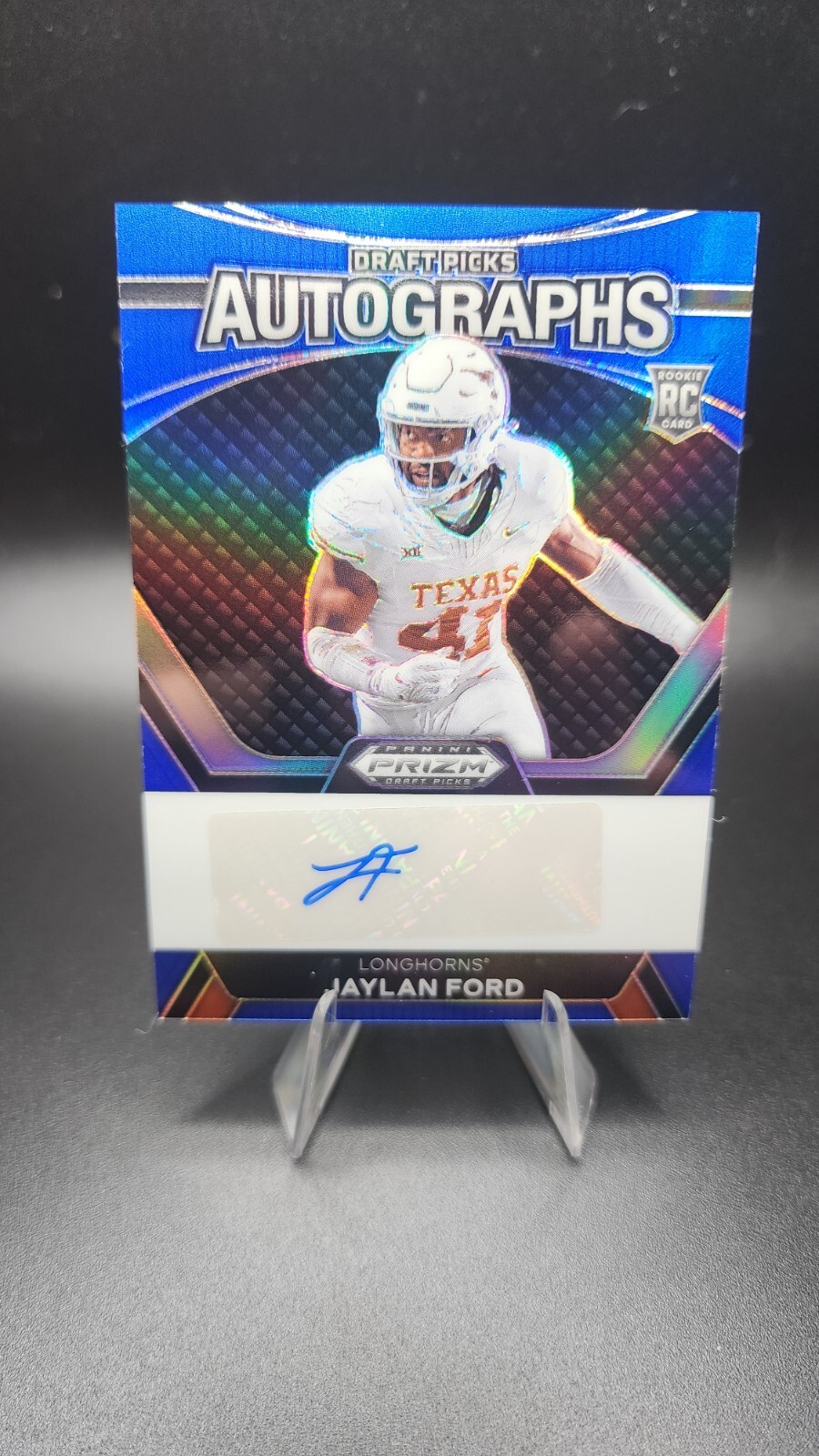 Jaylan Ford Panini Prizm Draft Picks Draft Picks Autographs #DPAJFD Blue