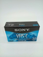 VHS-C Sony Premium TC-30VHGL Tape 30 Minute Brand New Sealed