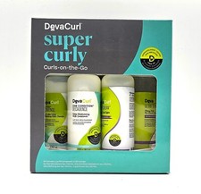 DevaCurl Super Curly Curls-On-The-Go 4 Piece Kit 3 oz each. New in Box 