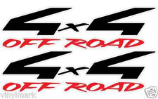 1990 - 1997 4x4 Off Road Decals For Nissan Frontier Bedside Decal Sticker Black