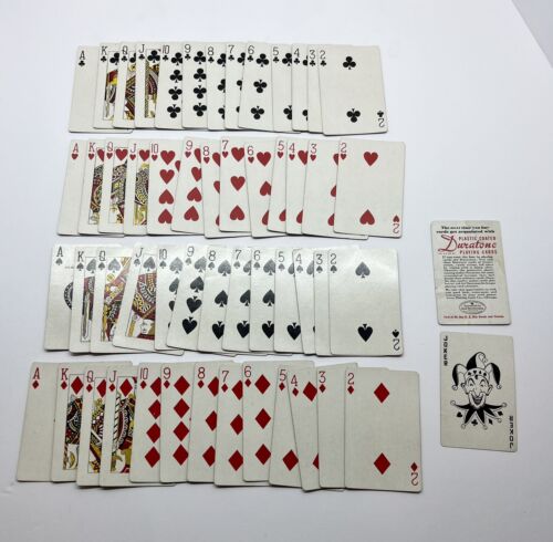 Vintage Playing Cards Double Pack Carlyle Red & Blue Fruit Art Assorted Games - Picture 4 of 7