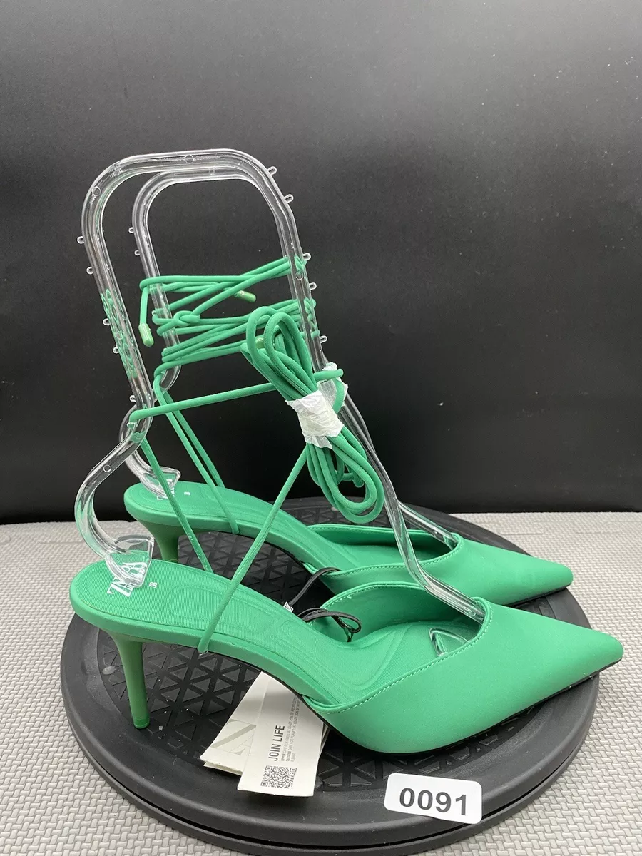 Sandalias verdes zara sales