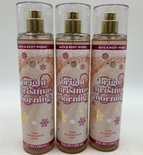 Bath  Body Works Bright Christmas Morning Fine Fragrance Mist 8 fl oz S/3 564