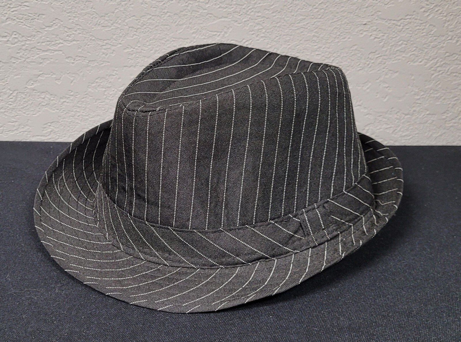 Black Striped Fedora Hat for Men & Women - Unisex Adult Style-image