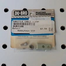 Du-Bro #3106 Throttle Cable Clamp NIP NOS DUB3106
