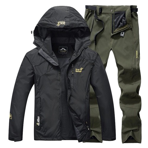 New Waterproof Fishing Suit Set Thin Hooded Jacket Outdoor Breathable Quick Dry - Picture 8 of 40