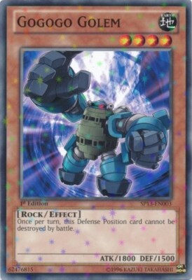 Gogogo Golem - SP13-EN003 - Starfoil Rare - Unlimited Edition x3 - Near Mint