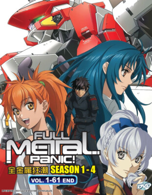 Anime DVD Full Metal Panic! Season 1- 4 *English Version* (Vol.1-61 End) 