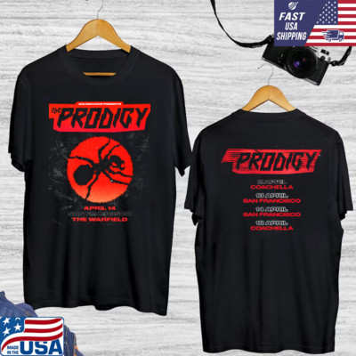 The Prodigy Band On Tour Double Sided  T Shirt Full Size S-5XL