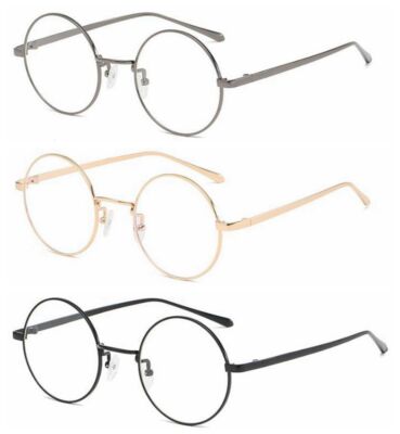Bifocal Men Women Business Retro Round Bifocal Reading Glass +1.0 2.25 2.5~+3.0