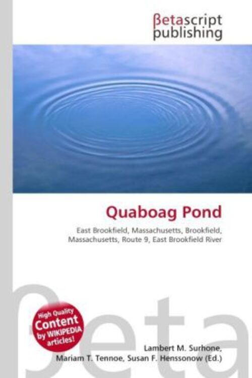 Thumbnail - Quaboag Pond Lambert M. Surhone (u. A.) Taschenbuch Englisch Ean