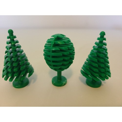 Lego Round Tree Fruit Tree & 2 Pine Christmas Trees - Lot of 3 Total - Picture 3 of 7