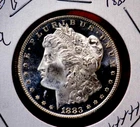MORGAN SILVER DOLLAR 1883 GEM BU PL/DMPL GLASSY MONSTER MS++++++ HIGH GRADE PQ