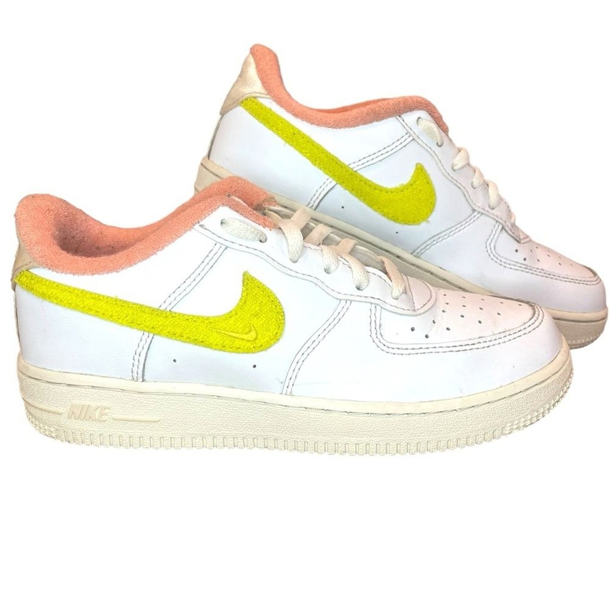 Nike Air Force '07 LX Mini Mama Shoe White Yellow Pink DV2183