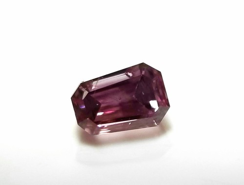 Diamante púrpura 0,14 quilates natural suelto elegante marrón púrpura rosa color escudo GIA - Imagen 3 de 7