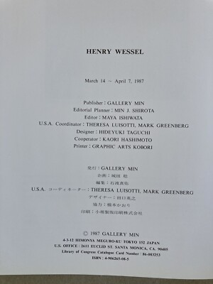 Henry Wessel ヘンリー・ウェッセル GALLERY MIN Henry Wessel ヘンリー・ウェッセル GALLERY MIN アート・デザイン・音楽